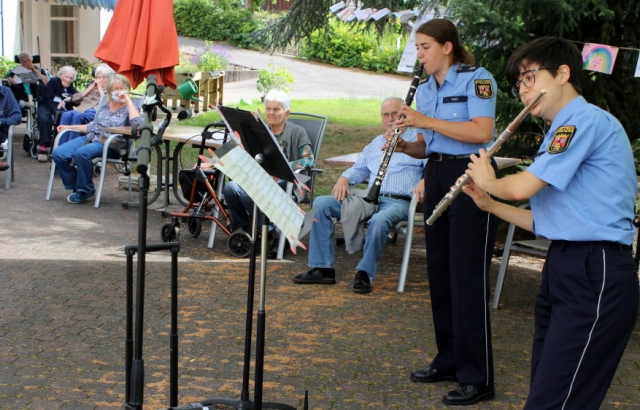 2020 07 Polizeiorchester im AZ Arzbach