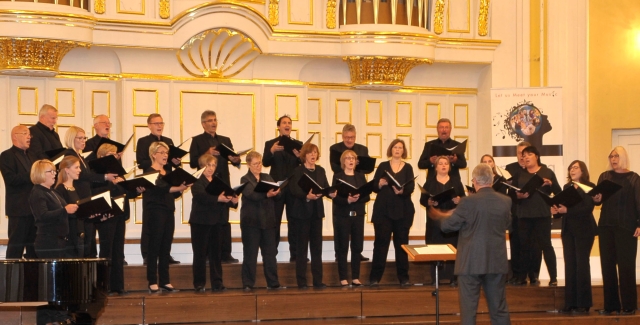 ensemble vocale im großen Konzertsaal Mozarteum
